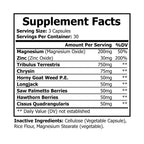 Magnesium Zinc Supplement (90 Capsules)