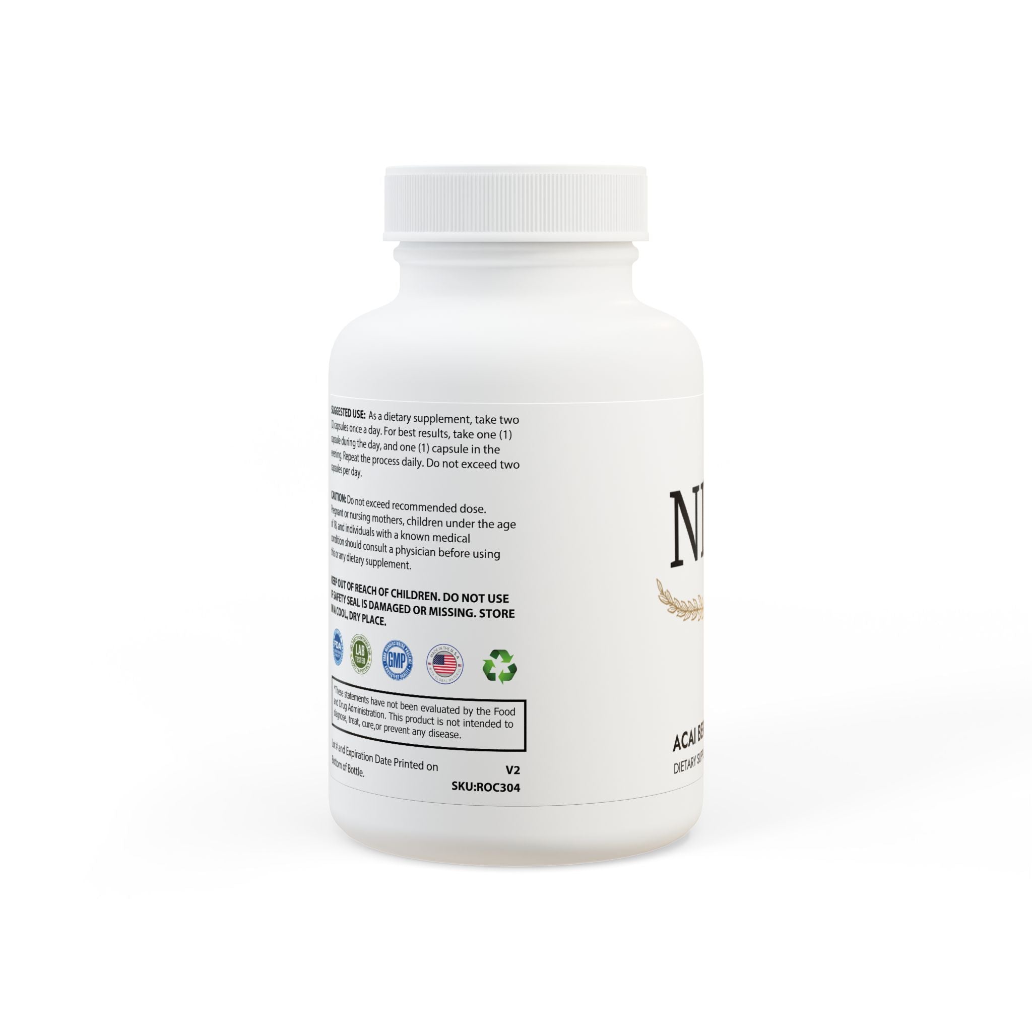 Acai Berry Complex Supplement (60 Capsules)