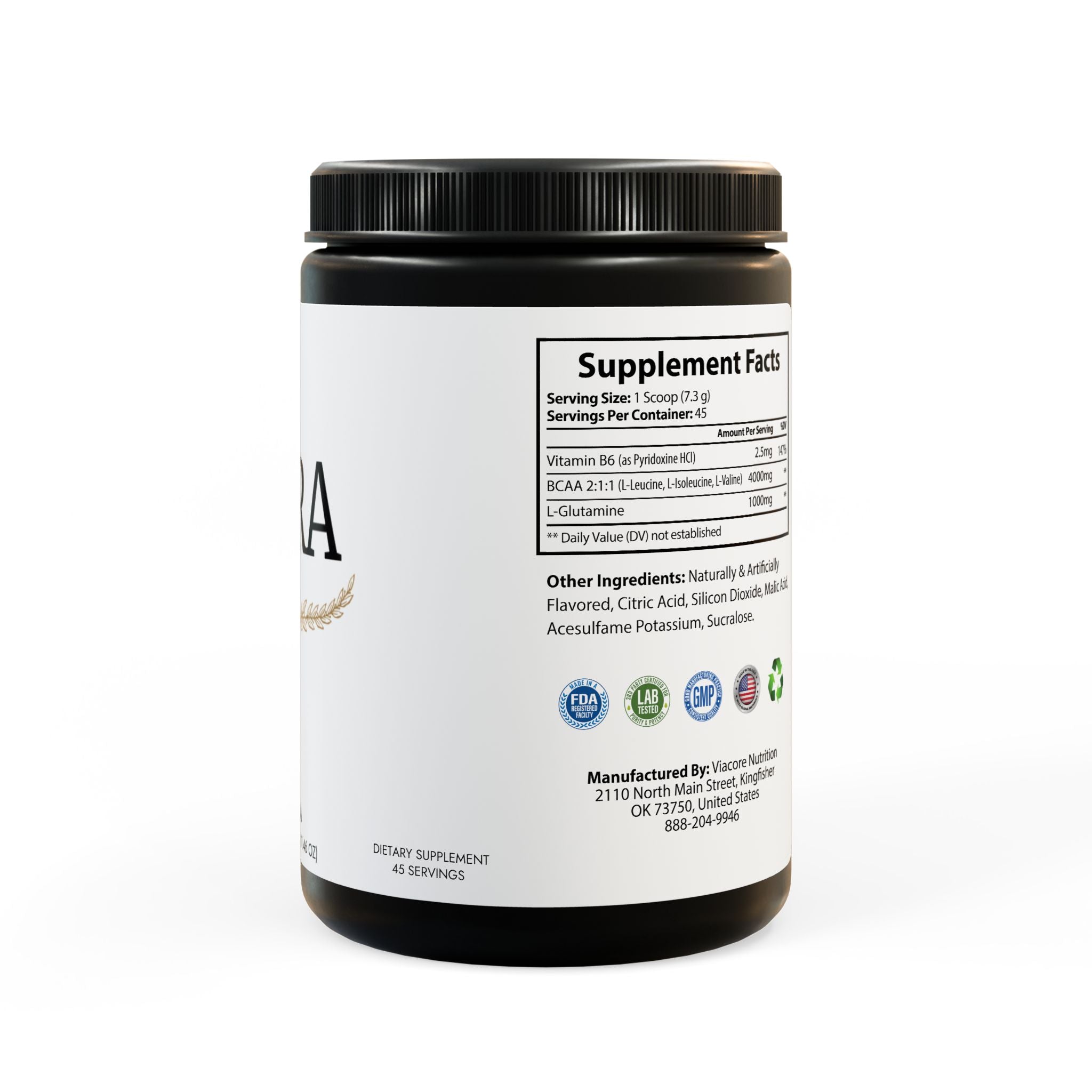 BCAA Supplement, Watermelon (325g, 11.46oz, 45 servings)