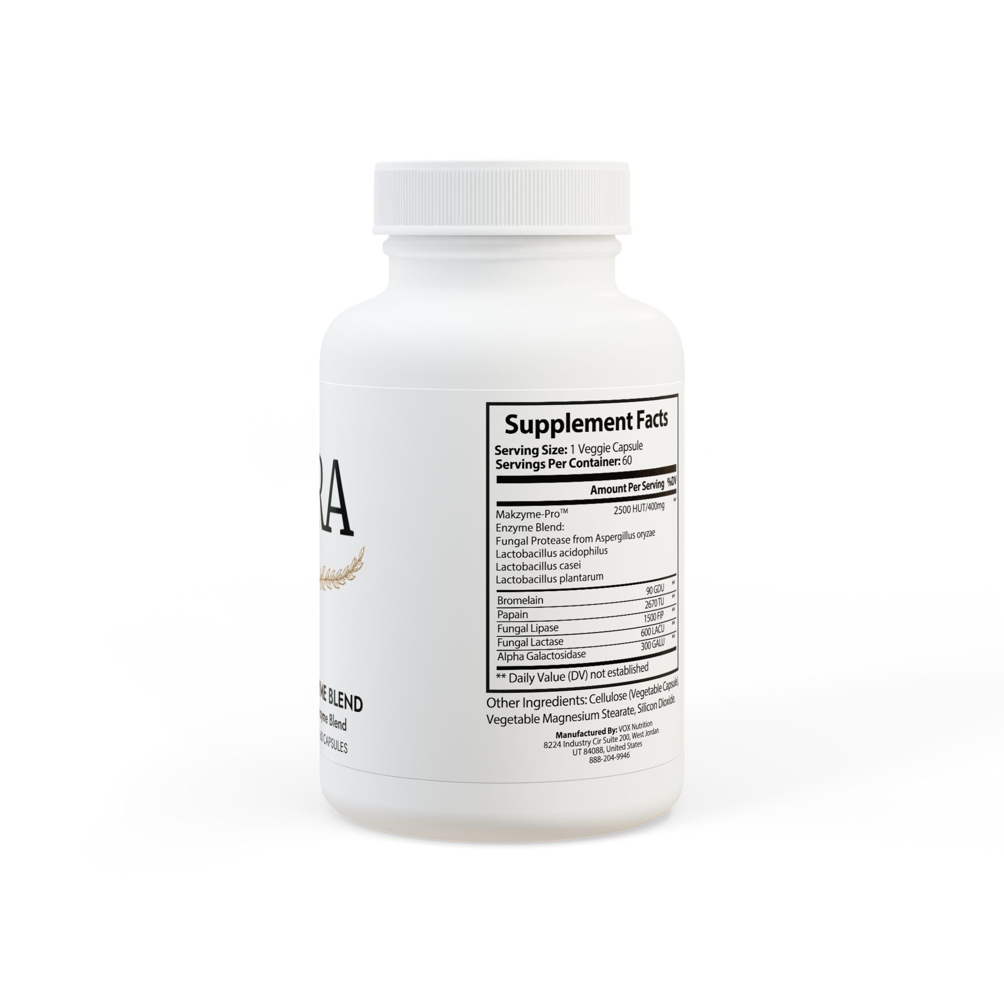 Digestive Enzyme Blend Supplement (60 Capsules)